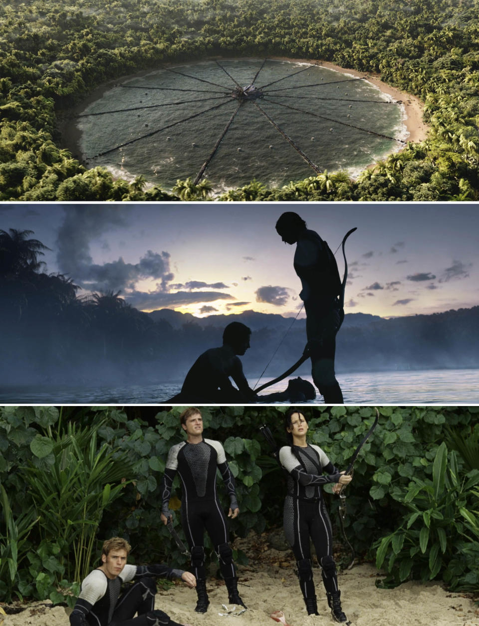 Screenshots from "Catching Fire"