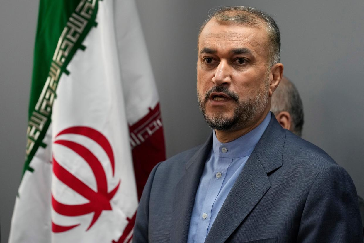 Iranian Foreign Minister Hossein Amirabdollahian (AP)