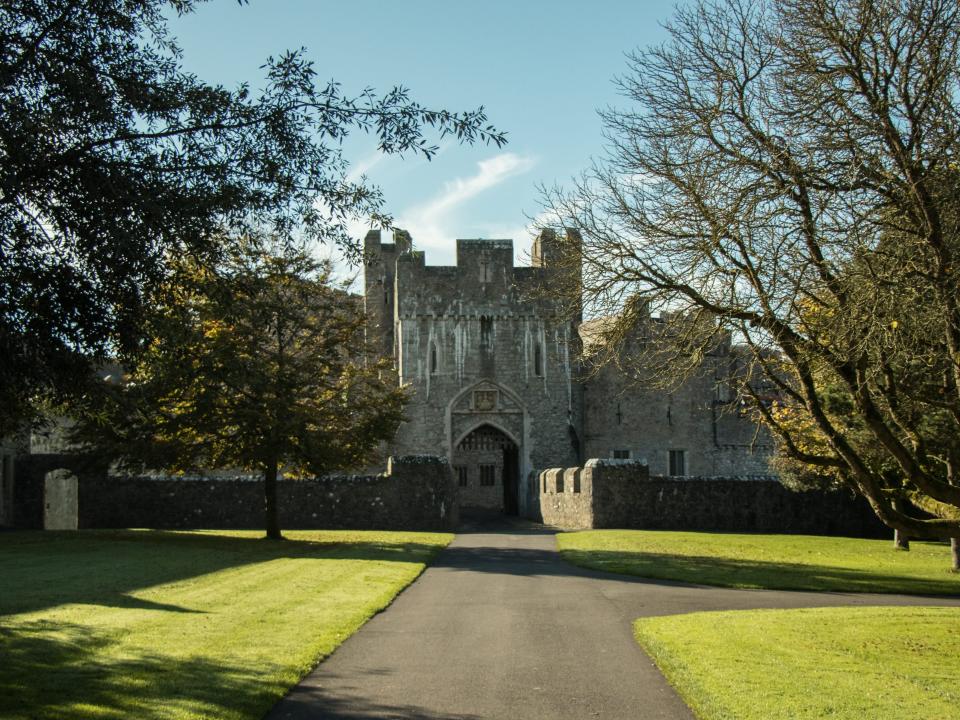 The entrance to UWC Atlantic College, Wales.