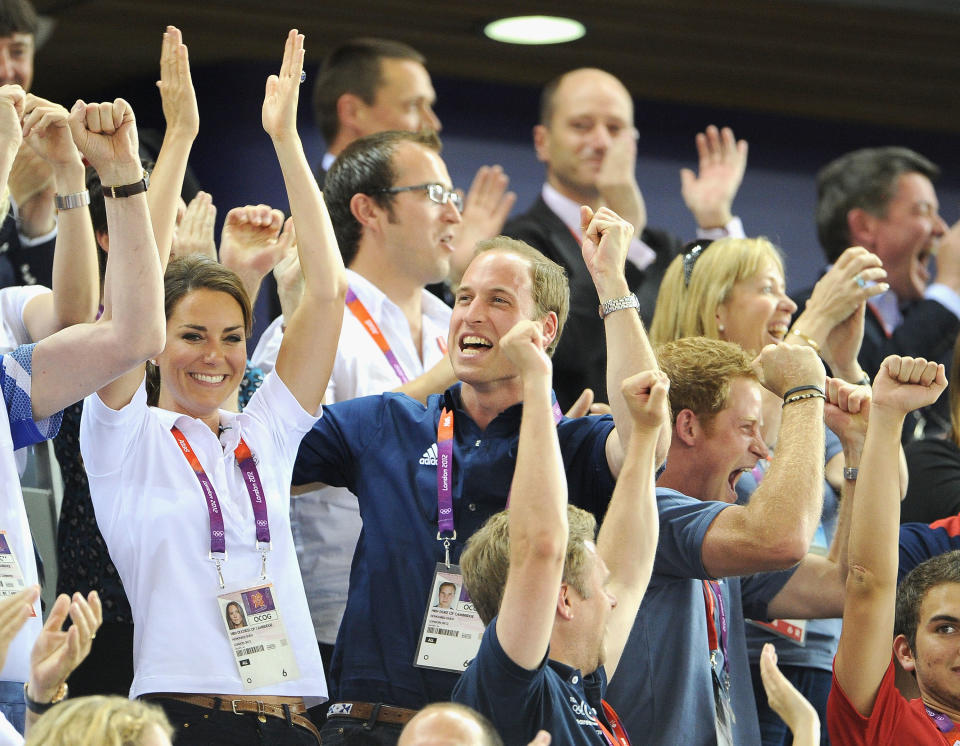 Cheering on Team GB. (Photo by Pascal Le Segretain/Getty Images)