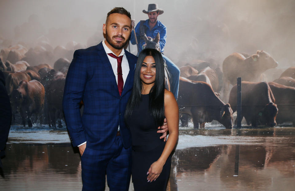 A photo of Eden Dally with Cyrell Paule at the launch of 'Things We Love: A collection of recipes and stories from the Hancock and Kidman pastoral properties on June 17, 2019 in Sydney, Australia.