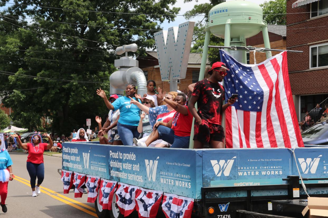 Don't miss Northside's annual Fourth of July Parade. Pictured: The Greater Cincinnati Water Works float in the Northside Parade, July 4, 2022.