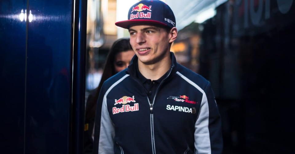 Max Verstappen, Toro Rosso, smiling. Spain, March 2016. Credit: PA Images