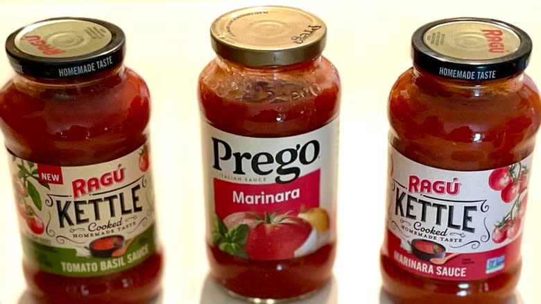 ragu kettle and prego marinara