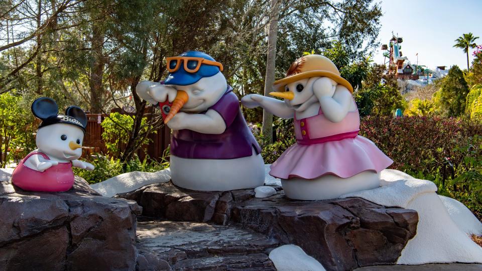 Disney's Blizzard Beach Water Park reopens to guests on Nov. 13, 2022 offering arctic adventures and new touches from the Walt Disney Animation Studios film, Frozen at Walt Disney World Resort in Lake Buena Vista, Fla. (Disney photographer)