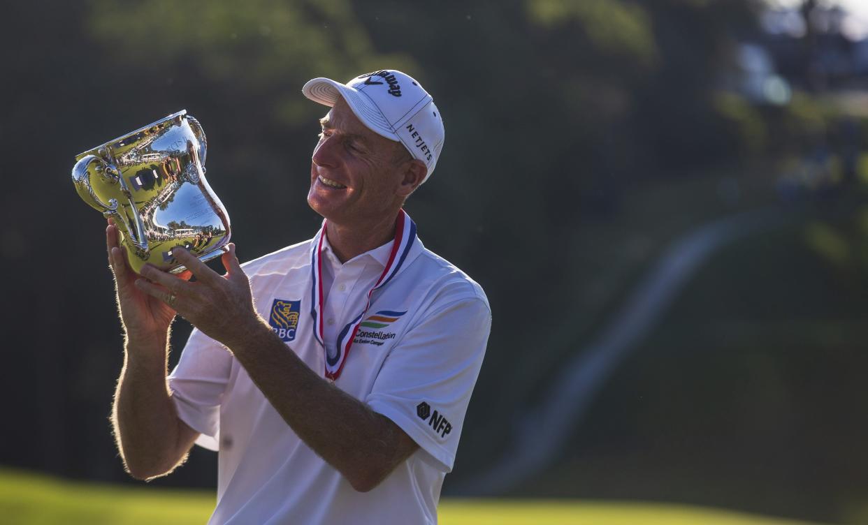 Jim Furyk has won 17 PGA Tour titles, a U.S. Open and a U.S. Senior Open.