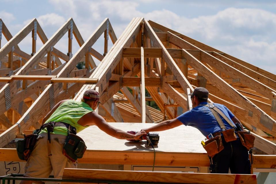 American families are now spending, on average, $1,510 a month on homeownership costs. That figure is up from $1,202 in 2020 and includes expenditures such as taxes and maintenance. (AP)