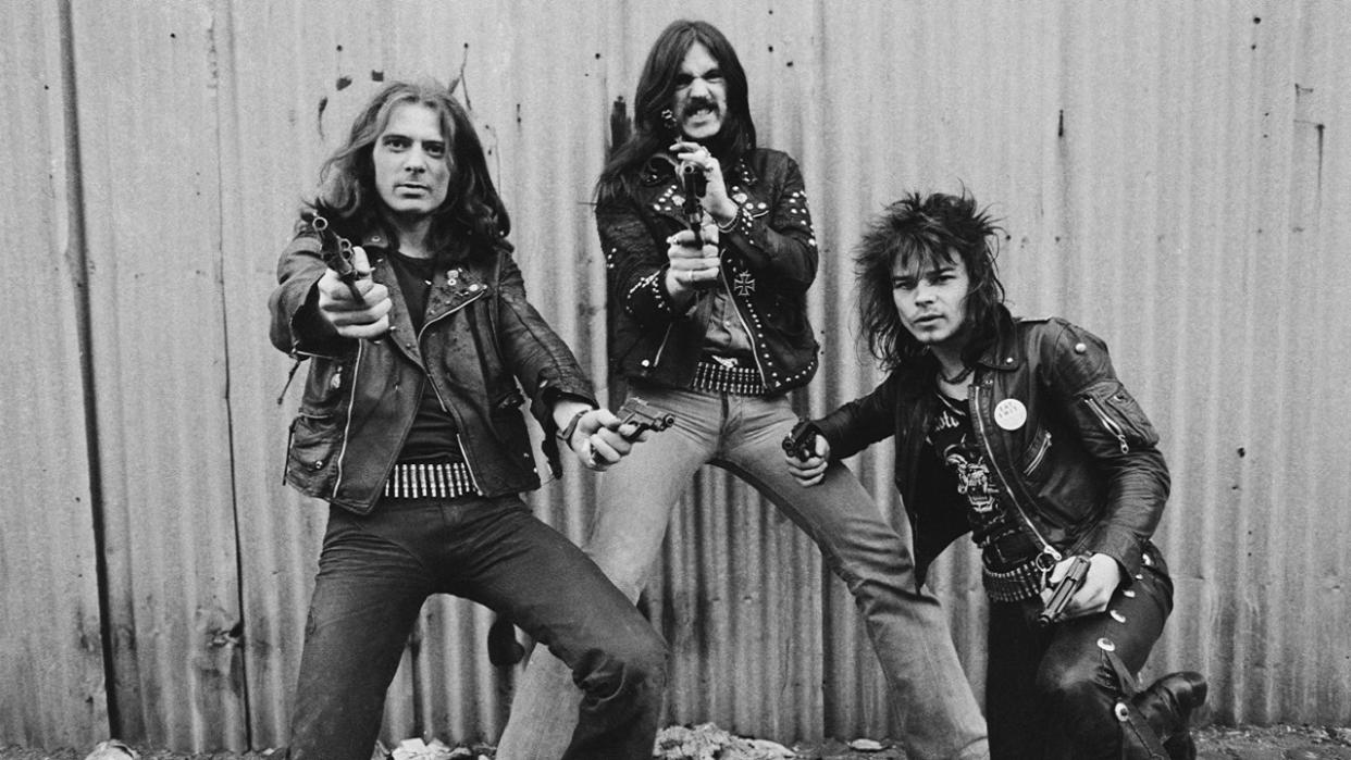  Motorhead classic line-up: Fast Eddie Clarke, Lemmy and Philthy Animal Taylor. 