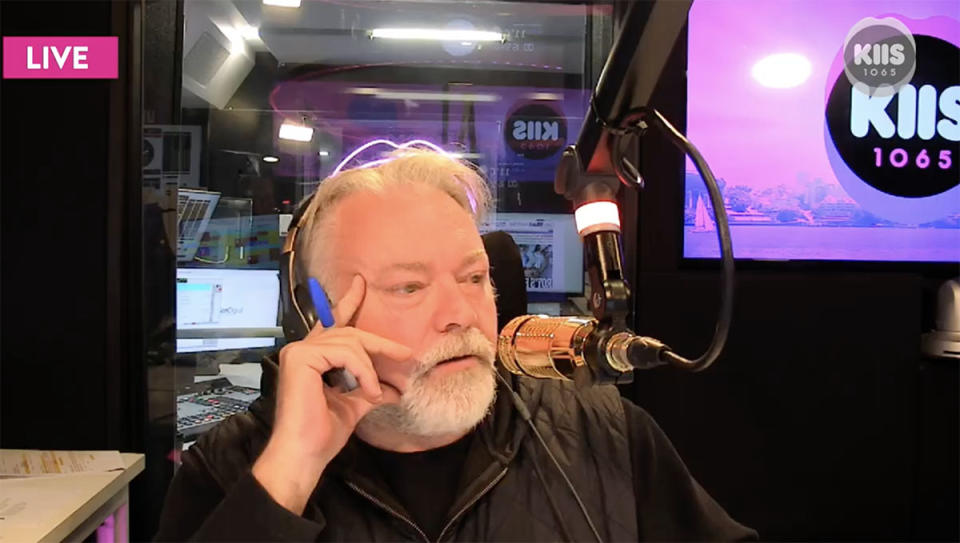 Kyle Sandilands revealed an unusual hack to keep men from cheating. Photo: Twitter/kyleandjackieo