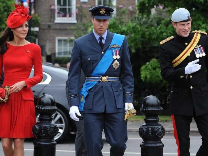 Kate Middle Prince William Harry Diamond Jubilee