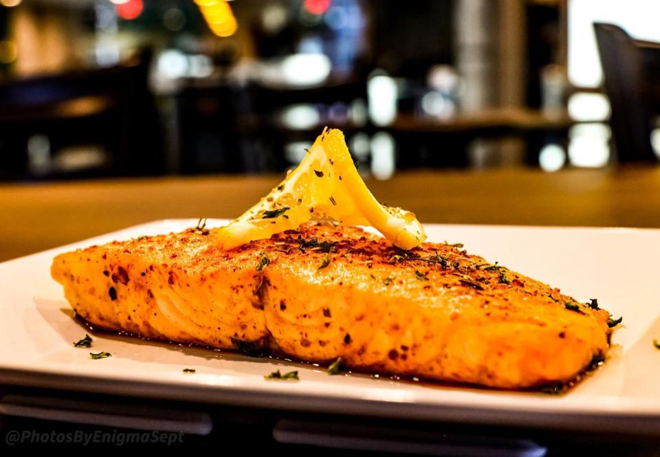 Seared salmon with tomato butter is one entrée offered at JoEllen's for Valentine's Day.