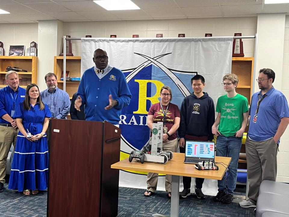 Leon County Schools announced a $1.6 million grant for a new robotics CTE program to be implemented at Rickards High School and new equipment for SAIL High School's engineering CTE pathway.