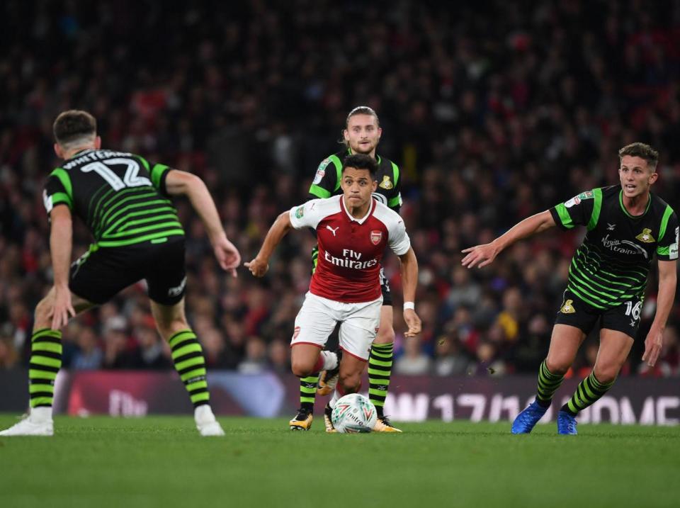 Arsene Wenger insists he's not trying to send a message to Alexis Sanchez