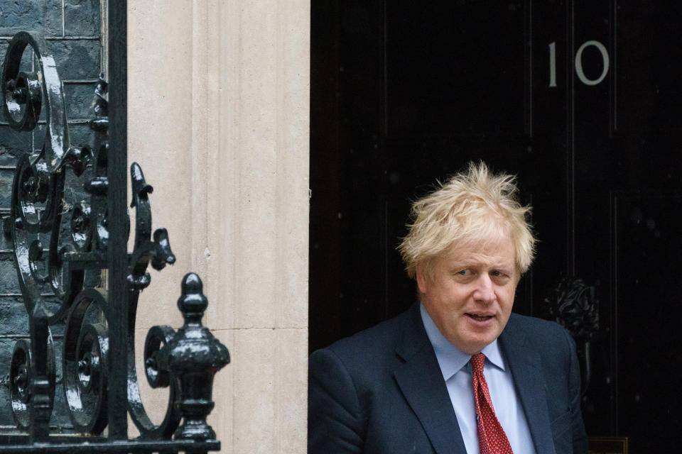 Prime Minister Boris Johnson at 10 Downing Street, London, as Mr Johnson overhauls his Downing Street operation following the conclusion of a four-month Metropolitan Police inquiry into lockdown-busting parties at the top of Government during the pandemic. Picture date: Friday May 20, 2022.