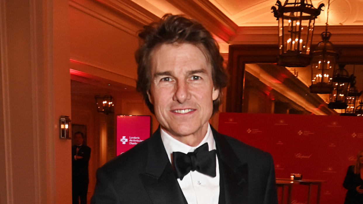  Tom Cruise looking suave London ambulance charity event in February. . 
