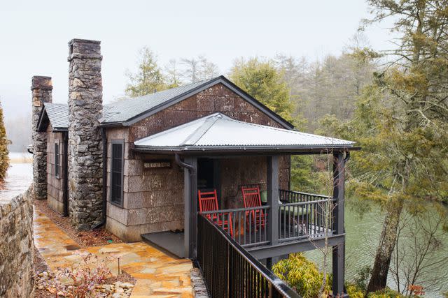 <p>CAMERON REYNOLDS</p> Easy relaxation at one of High Hampton’s guest cottages.