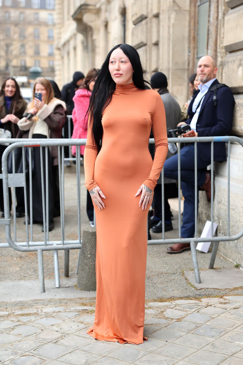 Stella McCartney outside arrivals at Paris Fashion Week, womenswear fall/winter 2023-2024