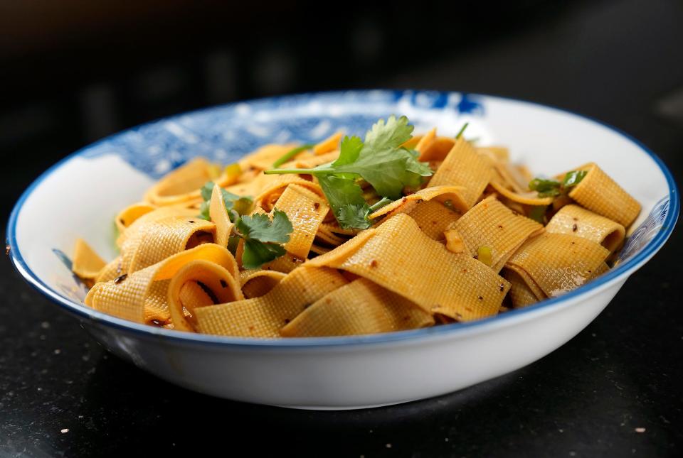 Spicy bean curd skin appetizer at YF Chinese Cuisine, 5225 Godown Road on Columbus' Northwest Side.