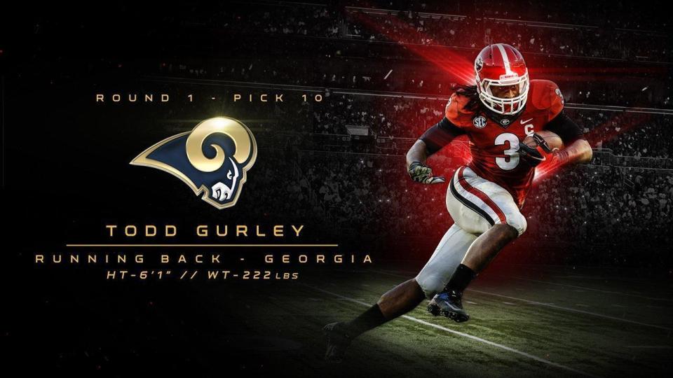 Watch highlights of St. Louis Rams 1st round draft pick Todd Gurley.