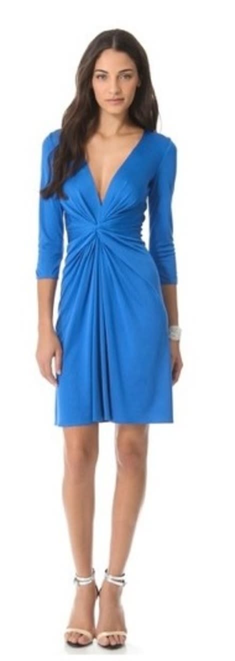 Twist Front Dress, $595, Issa, shopbop.com