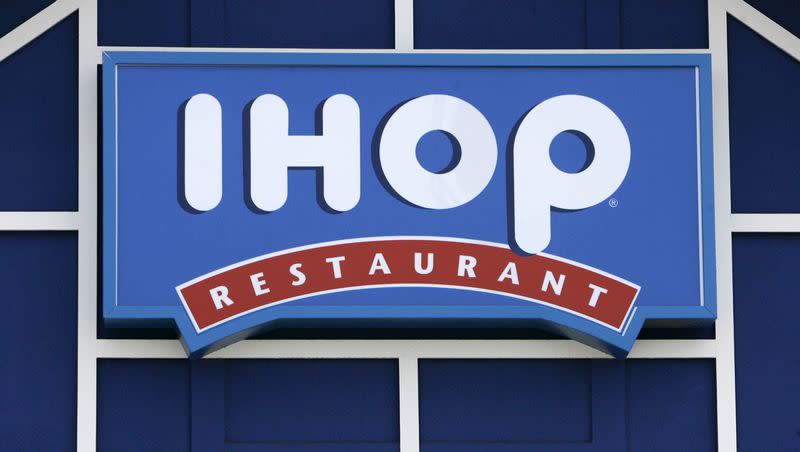 An IHOP restaurant sign is shown in Burbank, Calif., in this July 16, 2007 file photo.
