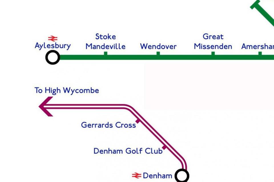 The Metropolitan line was planned to extend out to Aylesbury, while a new line may have served High Wycombe (Alastair Carr)