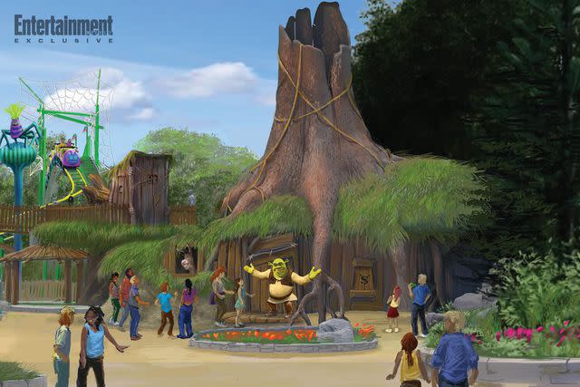 <p>Universal Orlando Resort</p> New 'Shrek' attraction heading to Universal Orlando Resort's DreamWorks Land