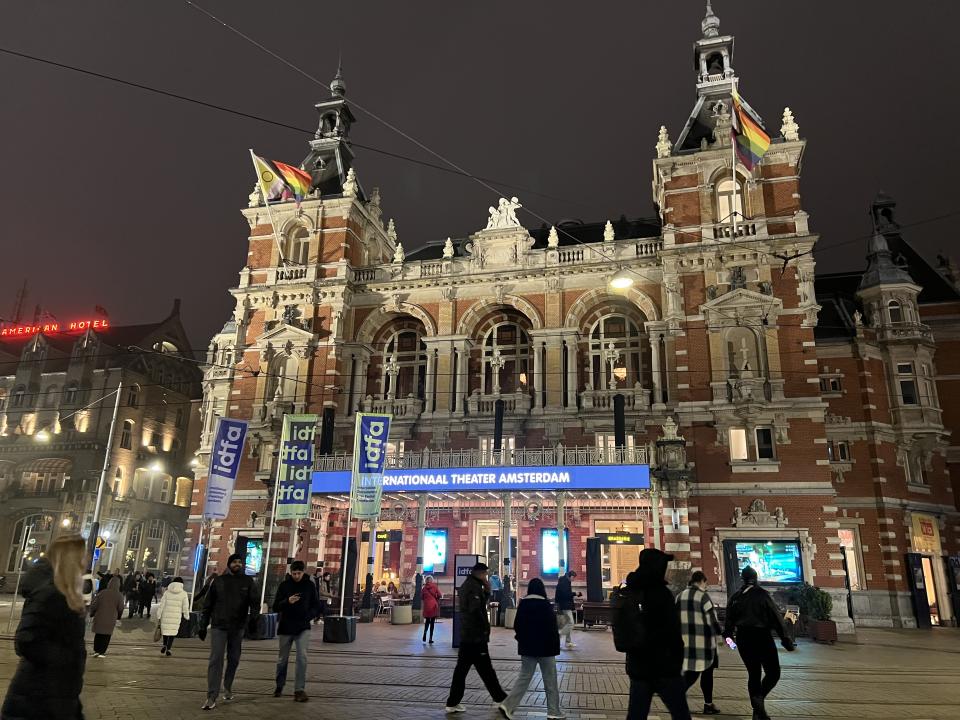 The Internationaal Theater Amsterdam, where Monday's "Stand Up For Palestine" rally will be held.