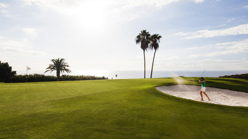 Golfen mit Meerblick bei Golf Costa Adeje