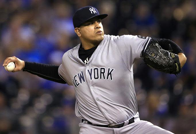 Dellin Betances' arbitration hearing has created quite a stir in Yankees camp. (AP)