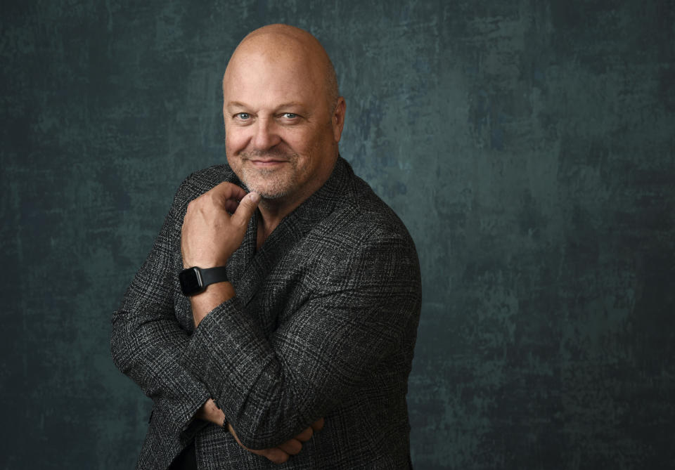 FILE - Michael Chiklis, star and executive producer of the Paramount Network series "Coyote," poses for a portrait during the Winter Television Critics Association Press Tour on Jan. 14, 2020, in Pasadena, Calif. Chiklis turns 58 on Aug. 30. (AP Photo/Chris Pizzello, File)