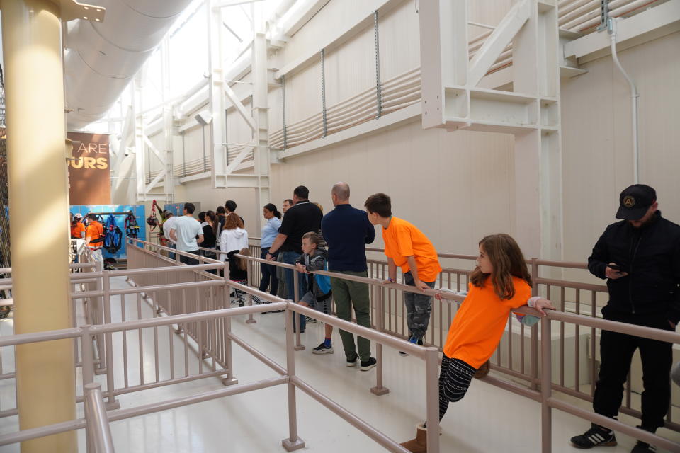 Crowds grew restless as lines were long as rides opened and closed without warning. 