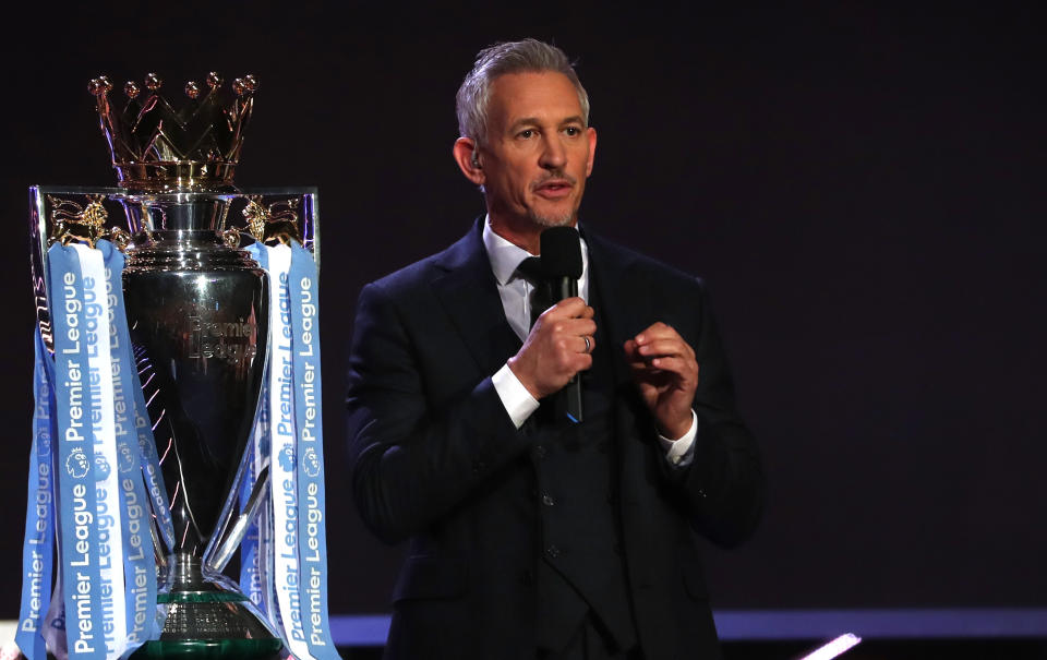 Presenter Gary Lineker during the BBC Sports Personality of the Year 2019 at The P&J Live, Aberdeen. (Photo by Jane Barlow/PA Images via Getty Images)
