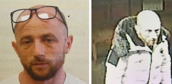 Two photos issued by the Met to trace William Trotter. (Met Police)