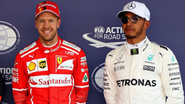 Vettel and Hamilton didn't often see eye to eye. Image: Getty