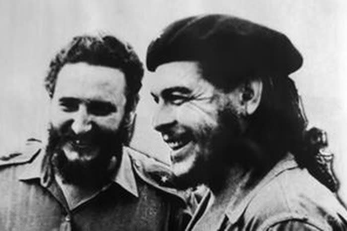 Fidel Castro and Che Guevara in 1958 after the liberation of Cuba. Image: Getty