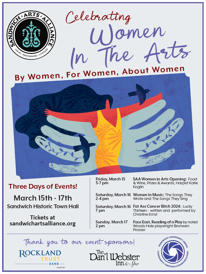 The Sandwich Arts Alliance is celebrating Women's History Month with a weekend-long celebration of women in the arts.