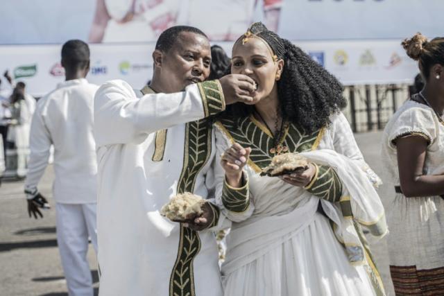 The mass wedding brought together Ethiopians from around the country (Amanuel Sileshi)