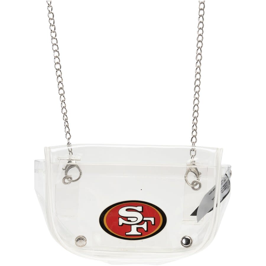 San Francisco 49ers Clear Crossbody Purse