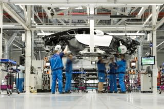 2015 BMW i8 construction at Leipzig plant