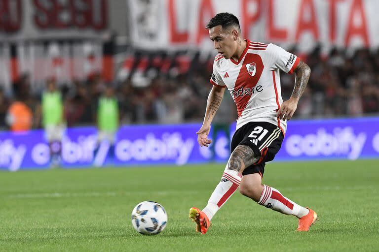 Esequiel Barco no vive un buen presente en River; el ex Atlanta United necesita recuperar el nivel que supo mostrar en 2023