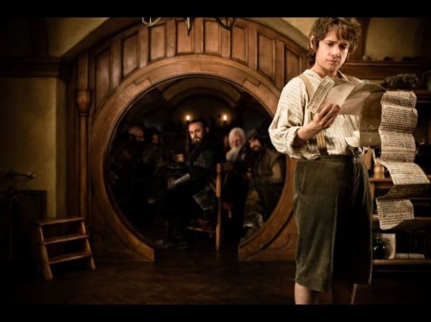 Martin Freeman as Bilbo Baggins in "The Hobbit: An Unexpected Journey"<p>Warner Bros.</p>