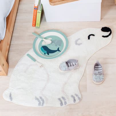 And for a kids' room there's this super cute polar bear rug