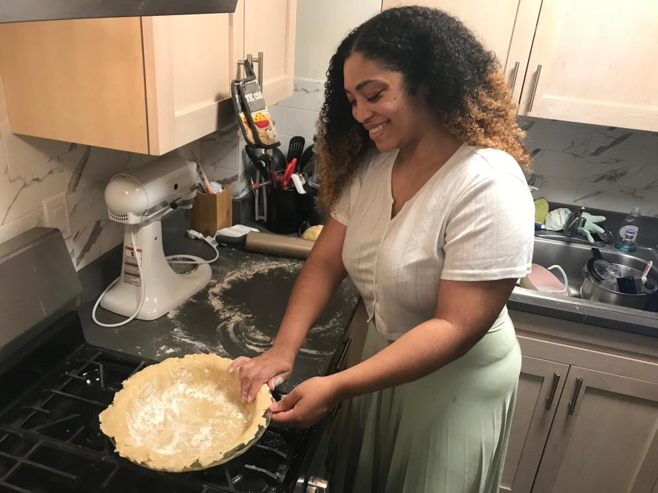 Ina Garten's deep-dish apple pie