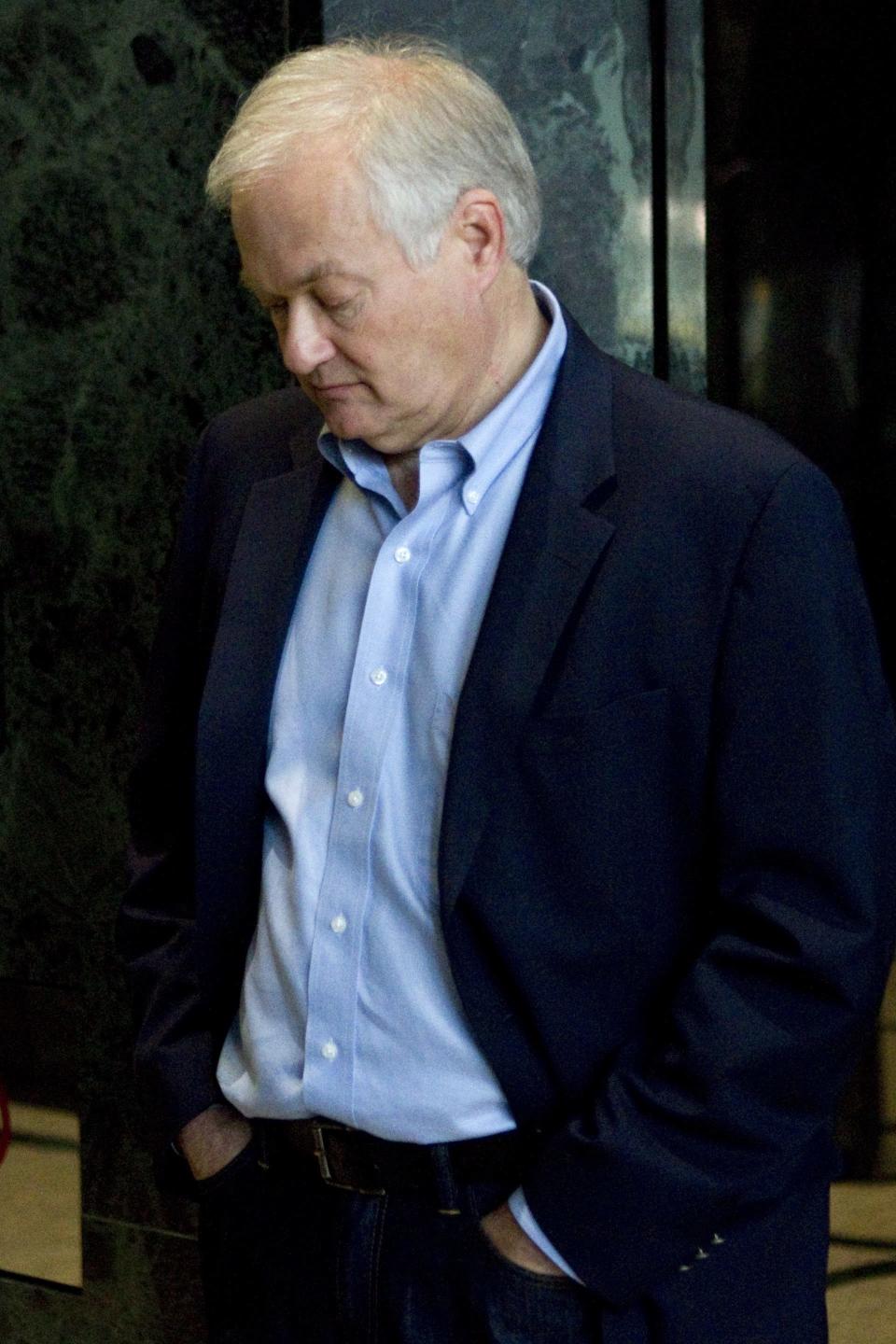 Donald Fehr, executive director of the NHPLA, pauses he prepares to speak with the media following labor talks with the NHL in Toronto on Thursday, Aug. 23, 2012. Negotiations continue between the league and the players' union over collective bargaining as both sides try to avoid a potential lockout. (AP Photo/The Canadian Press, Chris Young)