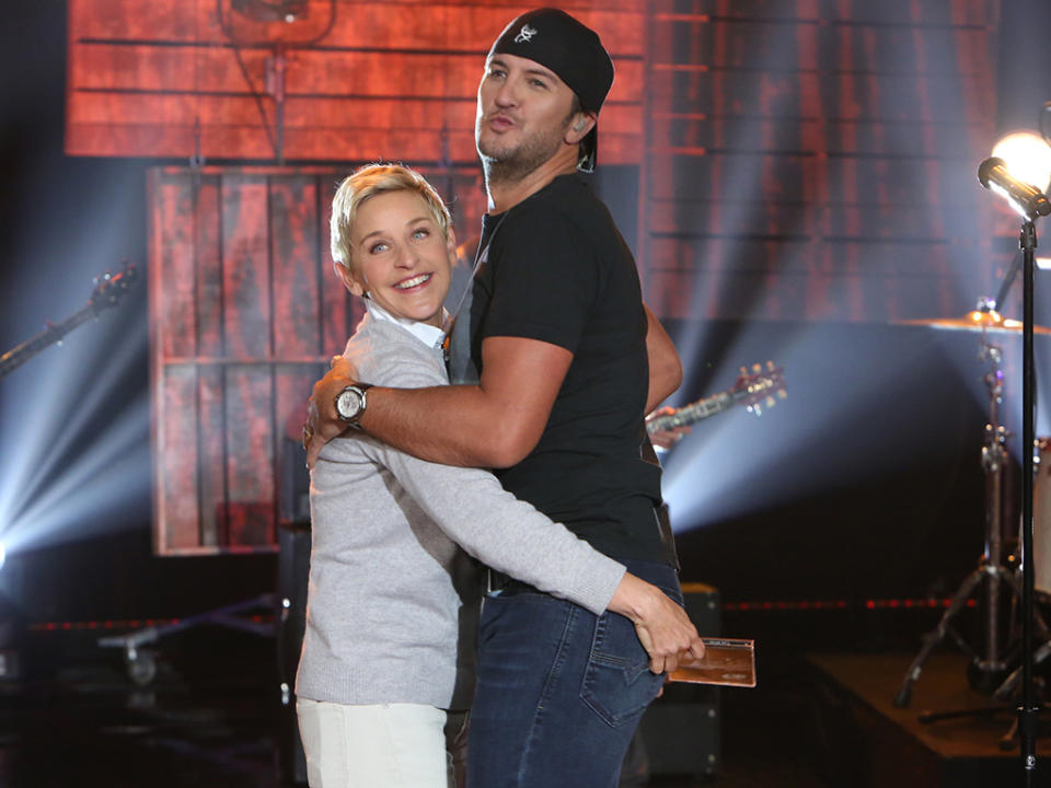 Hands Off: Luke Bryan Wants Fans to Know His Butt Is Officially Off-Limits (Except to Ellen)!| Country, The Ellen DeGeneres Show, Music News, Blake Shelton, Ellen DeGeneres, Luke Bryan