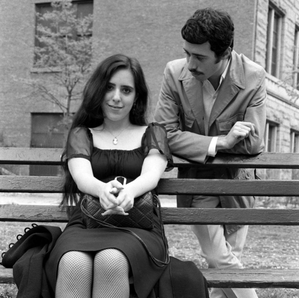 Nyro with then-mentor David Geffen in New York in 1969 - Ochs Archives