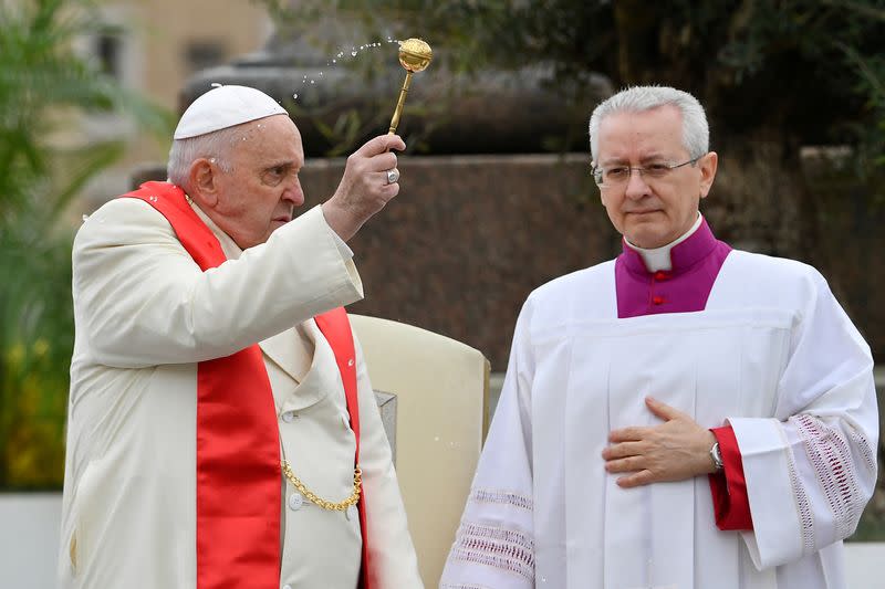 Palm Sunday Mass in Saint Peter's Square at the Vatican