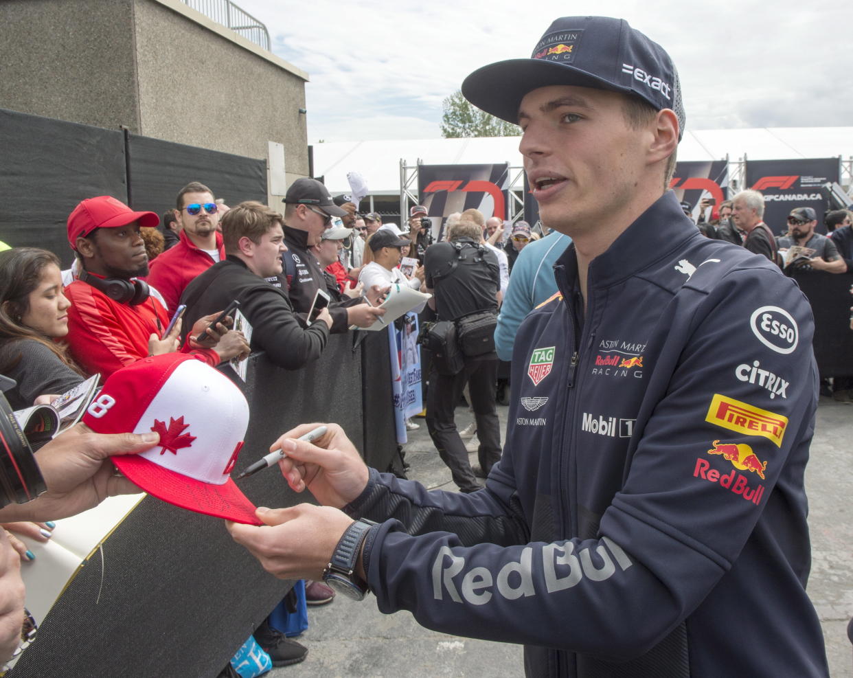 Red Bull driver Max Verstappen would like to not crash this weekend. (Ryan Remiorz/The Canadian Press via AP)