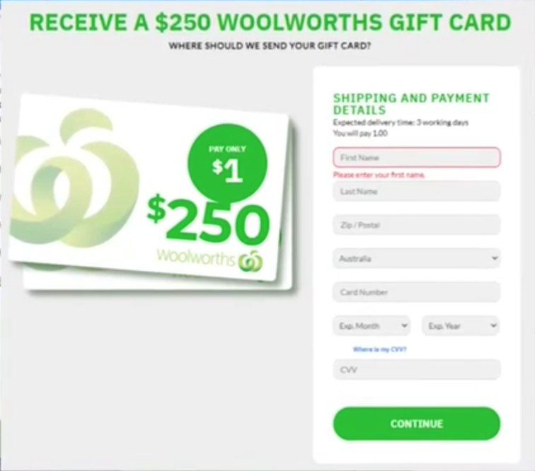 Woolworths supermarket workers reveal the gift card scam they fell for